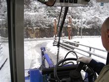 とうとう除雪出動です。