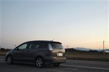 早朝　運転