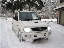 吹雪のあと。。。