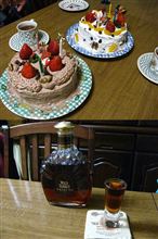 今年のケーキと七面鳥