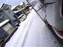 そろそろ　雪国　になってきました（ー。ー；