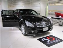 スカイライン５５周年記念展示。