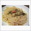 今日のランチは、スマ僧手作り たらこスパゲッティー