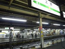 昨日は、都内も降雪＠上野駅
