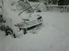 今日は車動けない