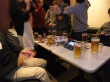二次会中です