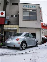 ☆　ＣＲＵＩＳＥ 朝イチでビートル車検整備です♪　☆