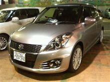 倉敷で1台だけらしい？新型スイフトスポーツの試乗車