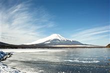 ➋信州長野の大雪走行と真冬早朝の紅富士 その②（富士五湖と西湖樹氷まつり編）