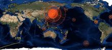 この1年間の地震