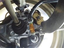 今日のDIY-PROVAリアスタビリンク取付