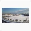 真っ白だね、雪だね、雪道危険 ...