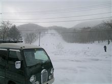 雪遊び道具をテストに赤城へ