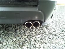 純正マフラーも悪くないね＾＾
