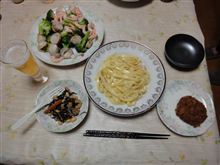 先日の夕飯