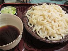 今日のディナーは、富士吉田「天作」ゆず切りせいろうどん 大盛