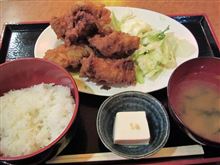 今日のランチは、「海虎」（かいと）鶏の唐揚げ定食 680円
