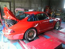 ☆　ＣＲＵＩＳＥ ９９３ターボをシャーシダイにＳｅｔ　☆