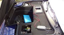 F355 CTEK充電ケーブル取り付け。