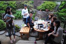 明日は、庭先での焼肉の日