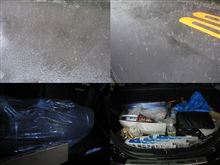 珍しい天気と夜遊び♪