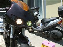 バイクのライトもHID