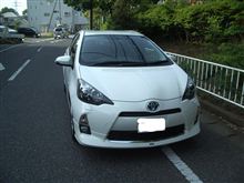 久しぶりに担当Dの試乗車アクアを試乗　