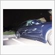 突然車線変更しやがって！（怒）
