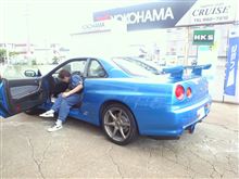☆　ＣＲＵＩＳＥ 今日の朝一 Ｓ様のＢＮＲ３４　☆