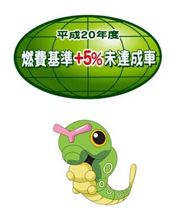 燃費基準ステッカ- 燃費基準ステッカ-