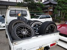 タイヤの組み換え！！