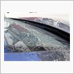 豪雨の後の洗車