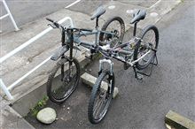 クルマがないので自転車を引っ張り出してみました