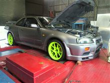 ☆　ＣＲＵＩＳＥ ＢＮＲ３４ シングルタービン仕様セッティング開始！　☆