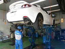 ＲＸ－８・ディーラーで新車６ヶ月点検をしてもらってきました