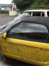 屋外作業でなかなか進まない 電気自動車EV 電気自動車化 ビート PP1
