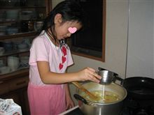 クリームシチュー作りに挑戦　♪