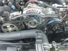 ＢＰレガシィ　パワステポンプ交換