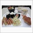 今日のブレックファーストは、ホテルの朝食バイキング