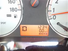 親を乗せて墓参りに行って１２３４ｋｍゲット（≧▽≦）