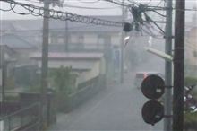 突然の大雨に