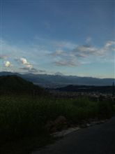 晩夏の富士山