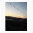 夏の終わりの不思議な空に