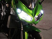 バイクのヘッドライト　HID化 (Ninja1000)