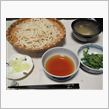 今日のランチは、石丸うどん＆ゴーヤ炒め
