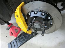 FD3S用フロント大型６ポットブレーキキット装着！のつもりが・・・