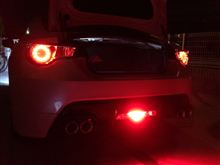 出来たぁ😂超強烈LEDバックフォグ