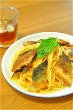 台風週末のパスタ料理