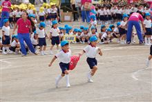 今日は幼稚園の運動会でした。【晴→曇→晴→曇→土砂降り→晴】