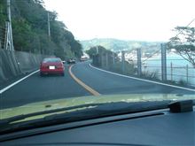 AE86　vs　ロードスター(笑)